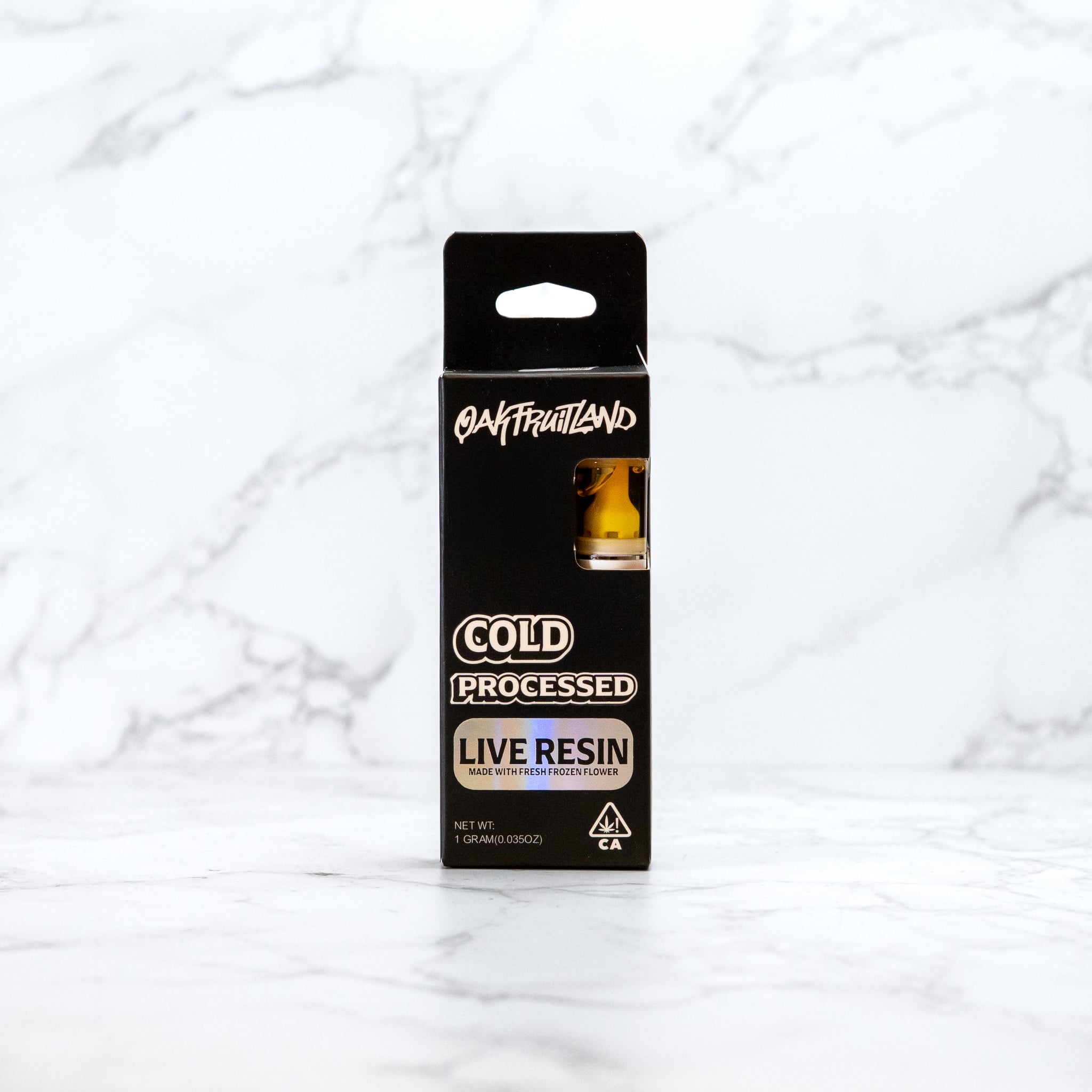 Oak-Lato - 'Live Resin' All In One Vape Cart - Indica