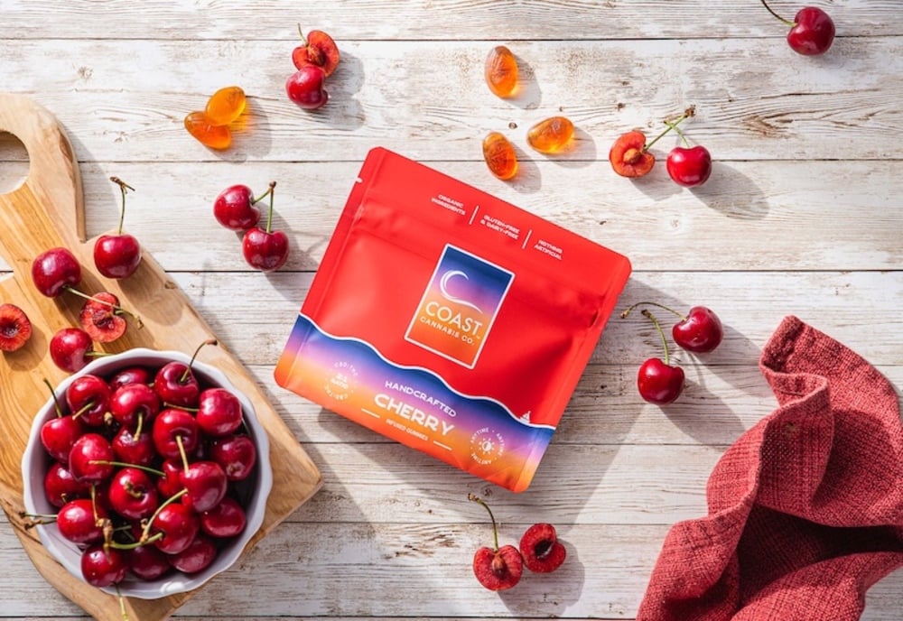 Coast Cannabis Co. - Cherry THC:CBD (I) Gummies (4.4mg THC 10.3mg CBD 20pk) C0070000109 *NP