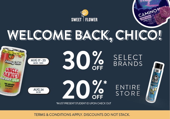 Welcome Back, Chico! Up to 30% off your favorites to kick off welcoming our students back to school. 
