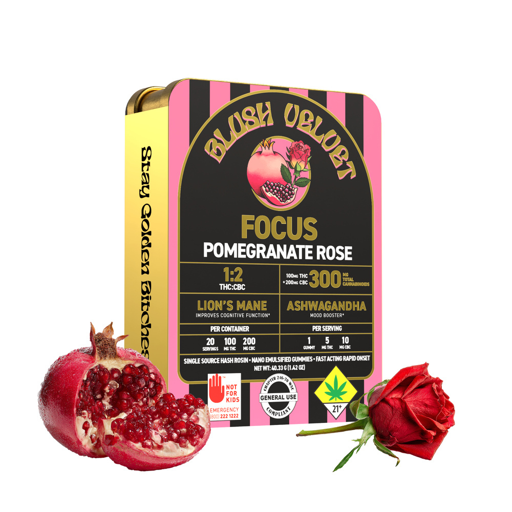 Pomegranate Rose [20pk] (100mg THC/200mg CBC)