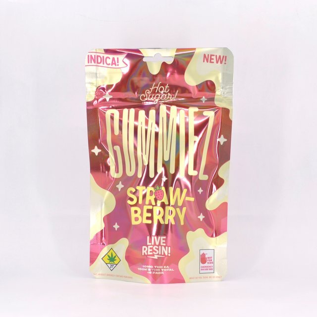 Fruit Drops - 100mg - Strawberry - Indica - Rosin