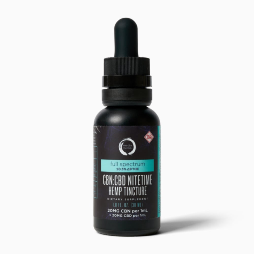 1:1 CBN:CBD Nitetime Tincture (600mg CBN/600mg CBD)