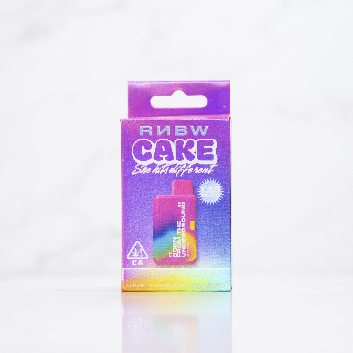 CAKE - PAPAYA PEACH PLUR - LIMITED EDITION ALL IN ONE VAPE CART - HYBRID - [1.25G]