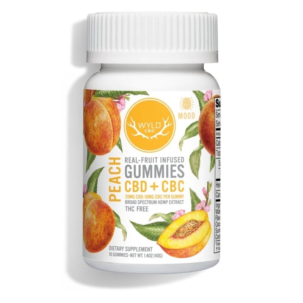200mg Peach CBD:CBC Gummies (10-pack)