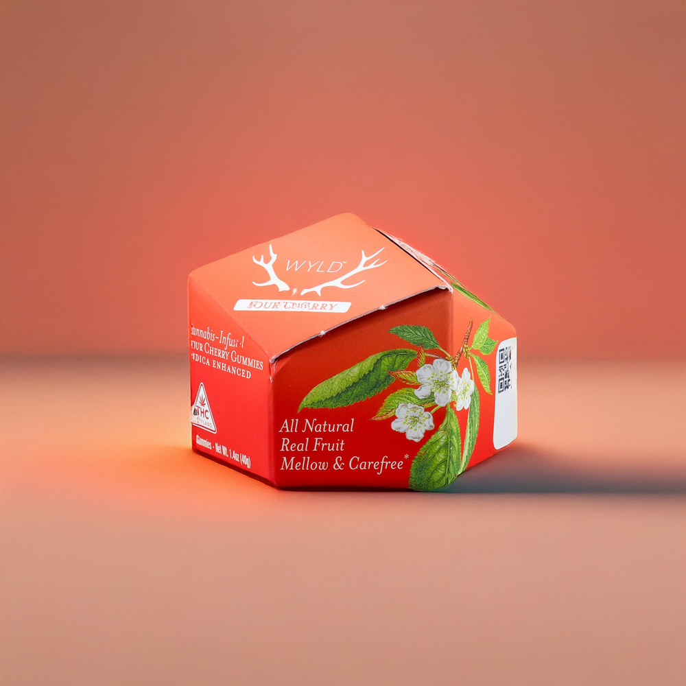 Sour Cherry Indica Enhanced Gummies | 100mg