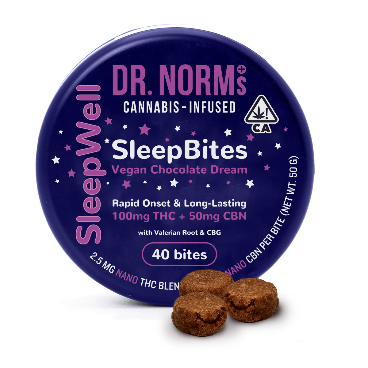 DR. NORM'S: Sleep Brownie Bites