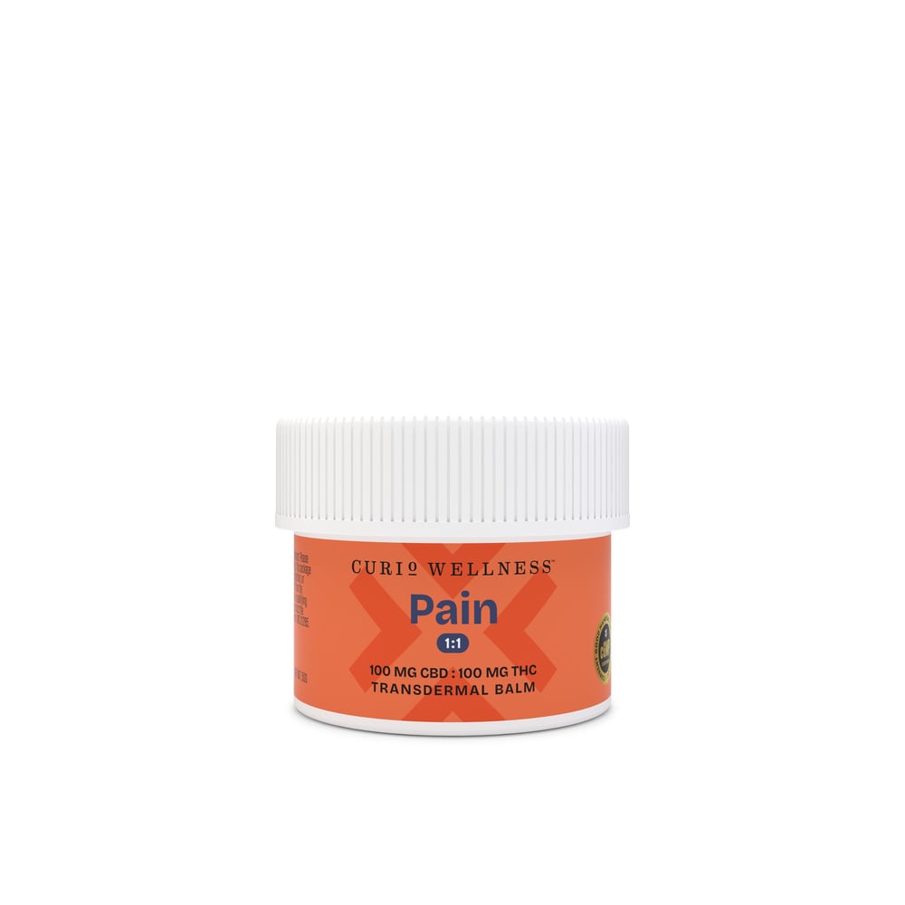 Pain 1:1 Transdermal Balm (100mg CBD/100mg THC)