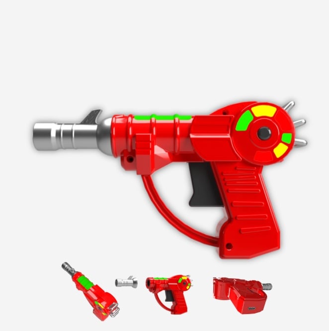 Raygun Battery - Red