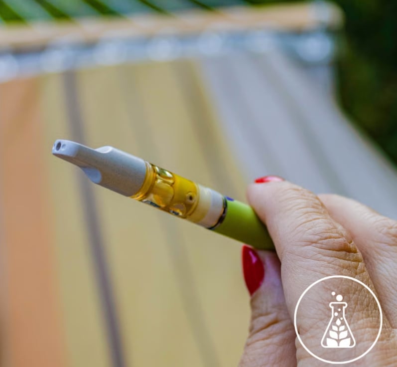 0.5mL Liquid Shatter Vape Cartridge | Blue Cheese B.H.O. #47998