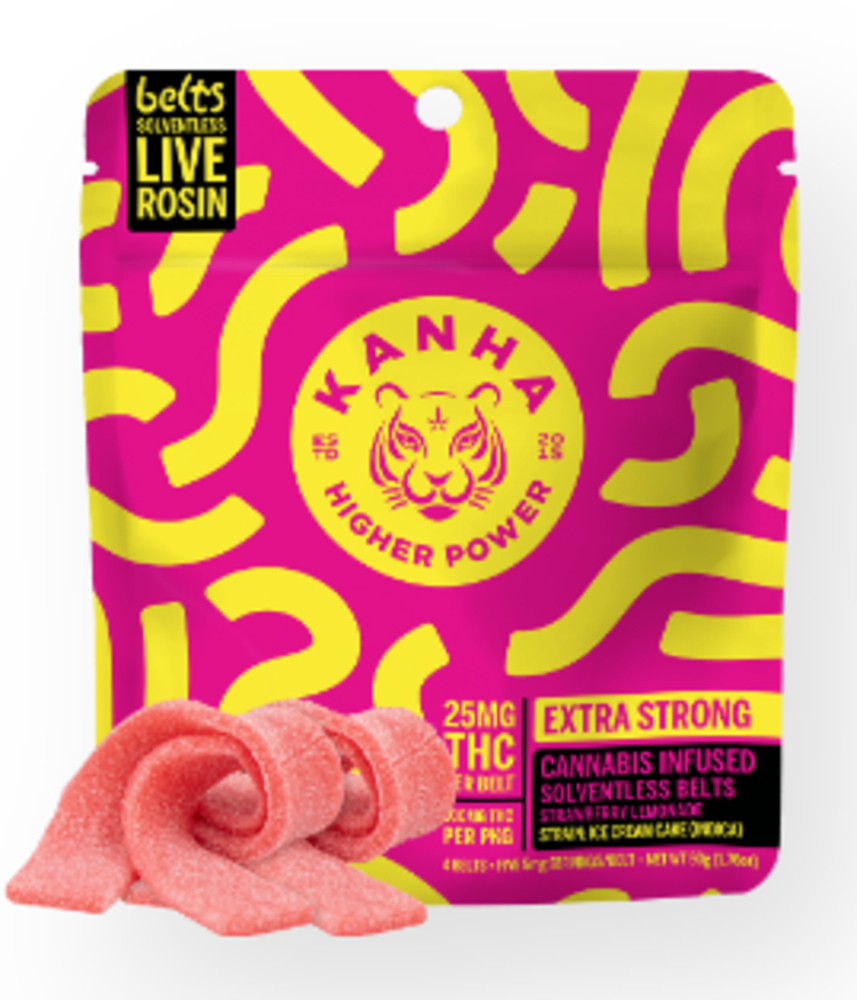 Strawberry Lemonade Live Rosin Belts - Indica [4pk] (100mg)