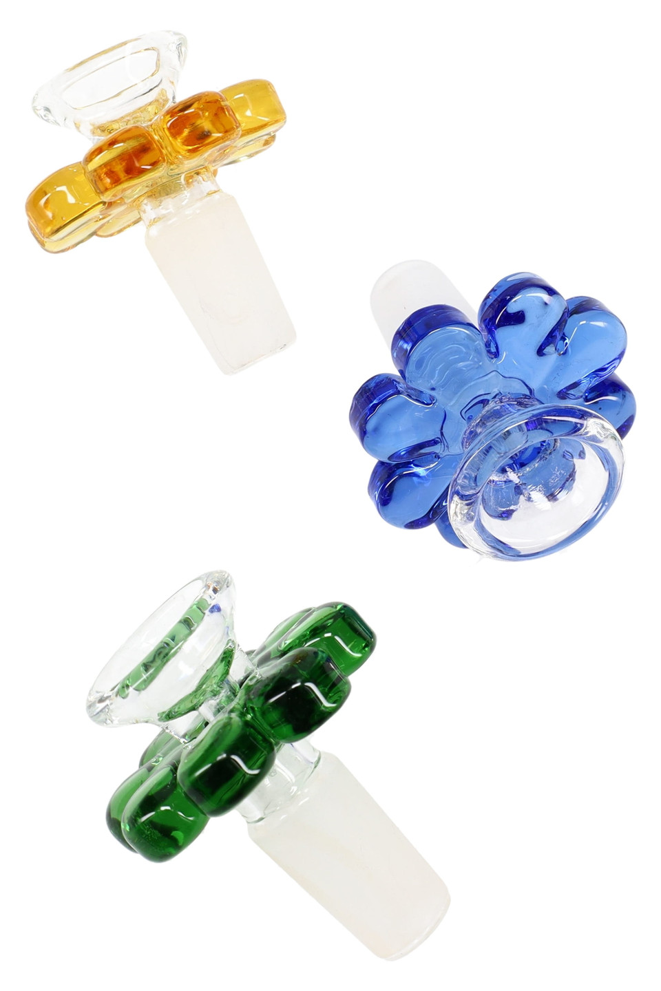 Glass Flower Bowl