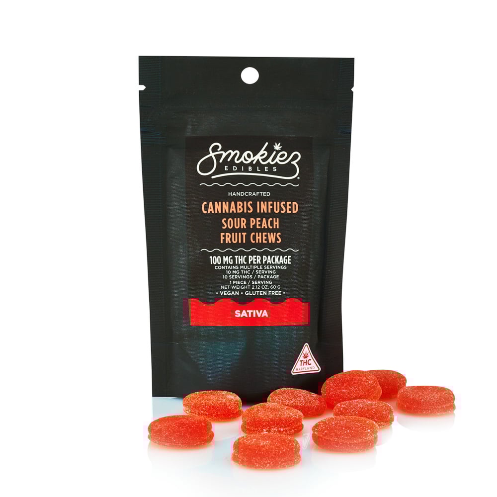 Sour Peach - Sativa [10pk] (100mg)