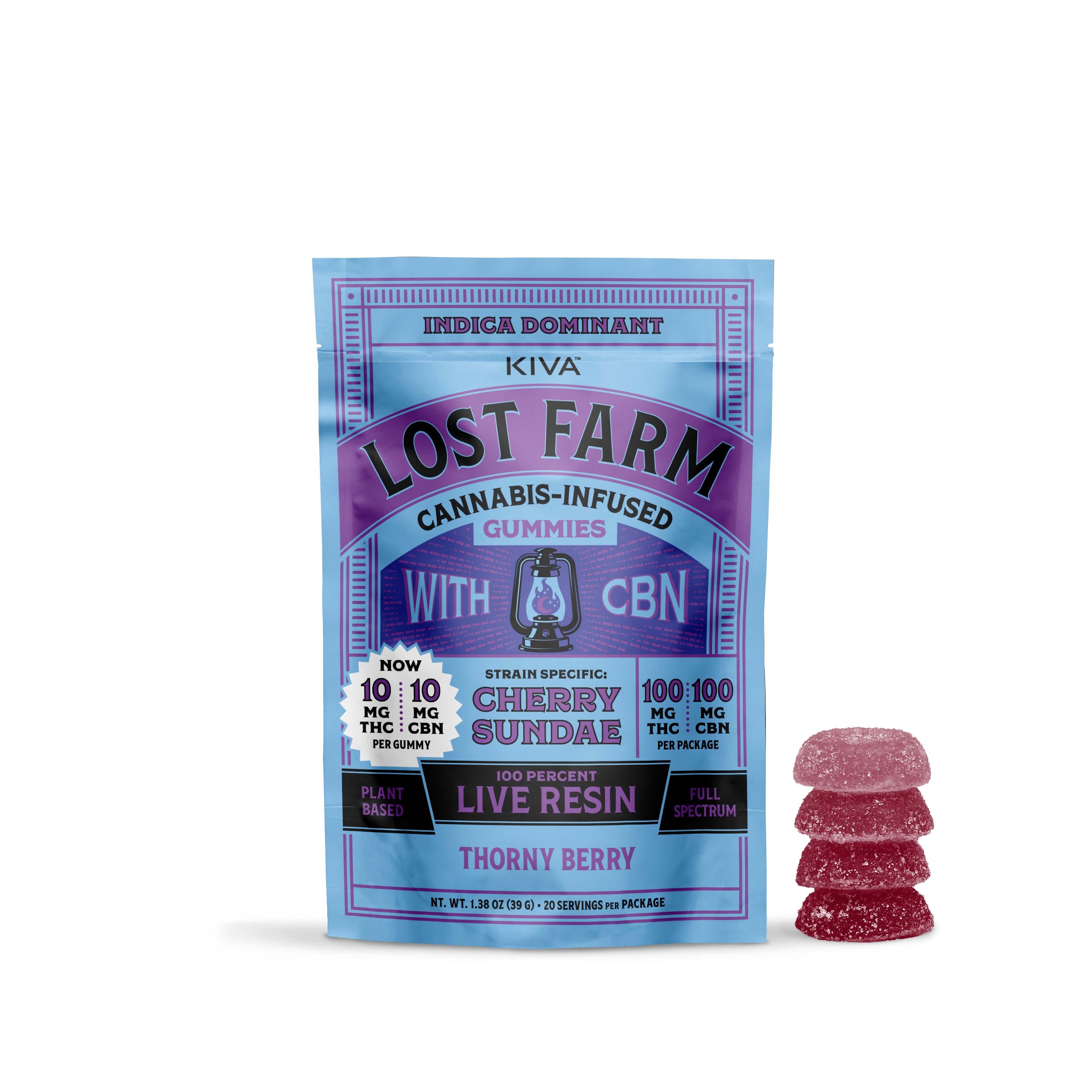 5:5 Thorny Berry x Cherry Sundae [20pk] (100mg THC/100mg CBN)