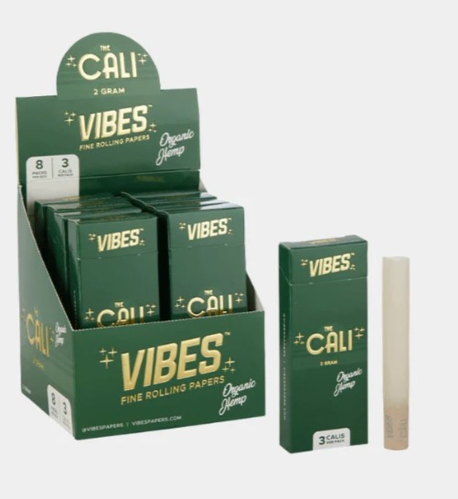 The Cali  Organic Hemp 2g Pre Roll Tube [3pk]