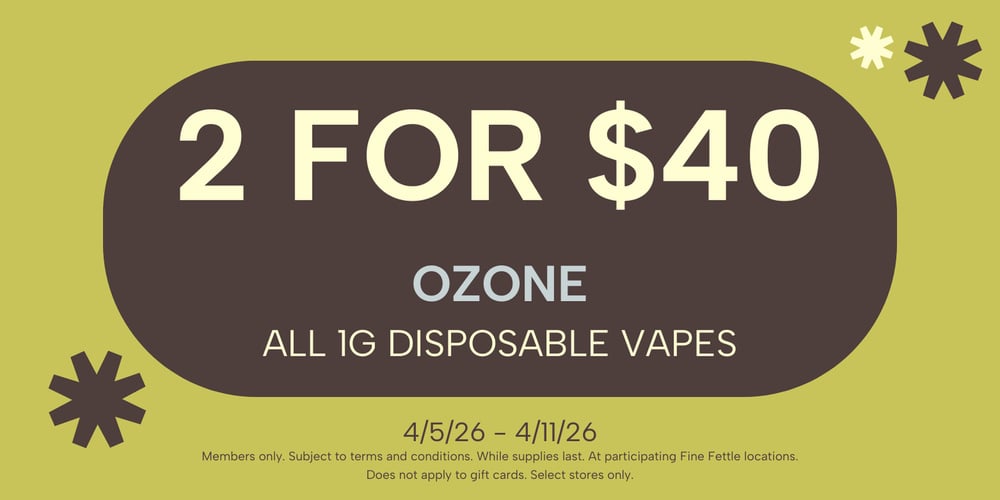 Ozone 1g Disposables | 2+ for $20 each special