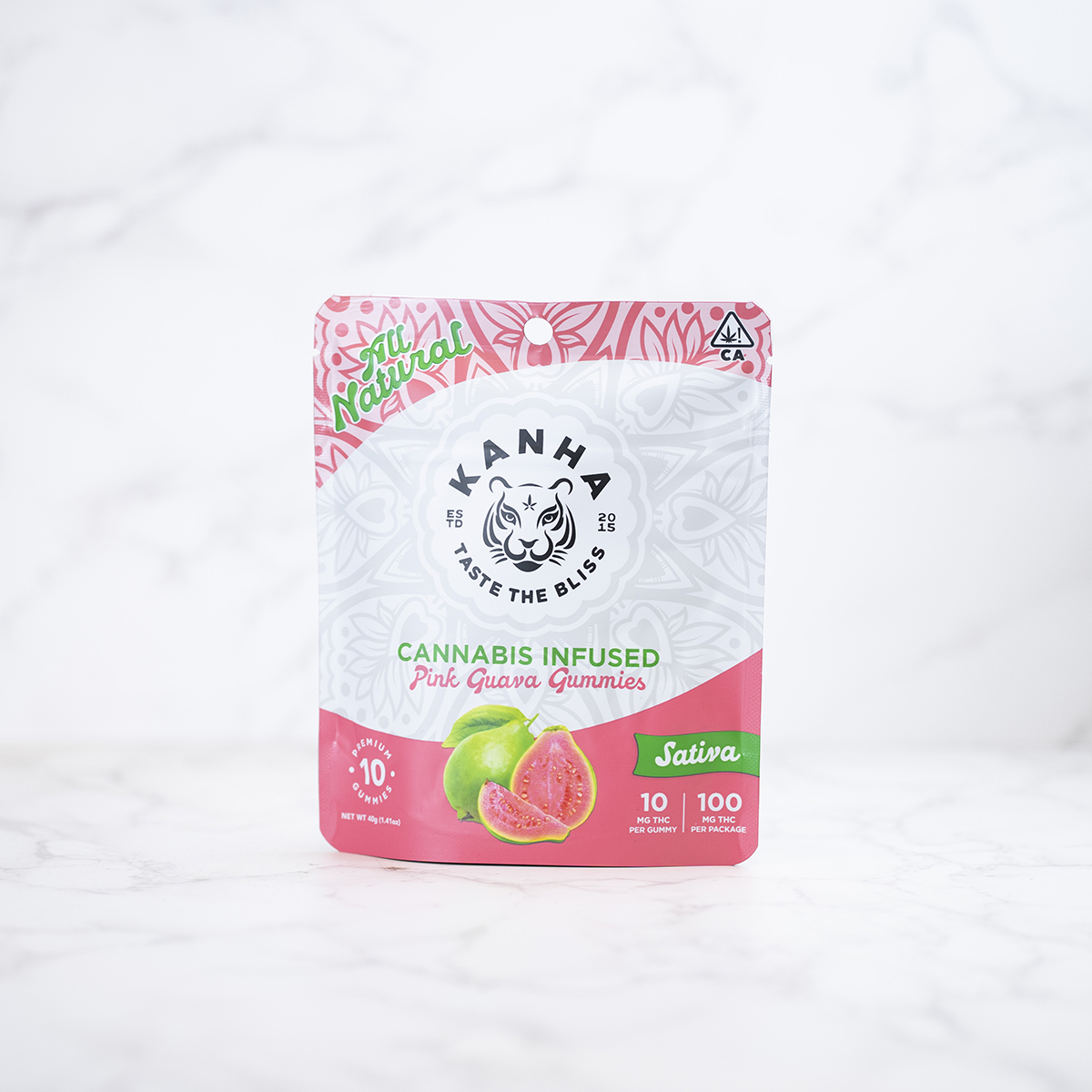 KANHA - PINK GUAVA - GUMMY - SATIVA - [10PK] - [100MG]