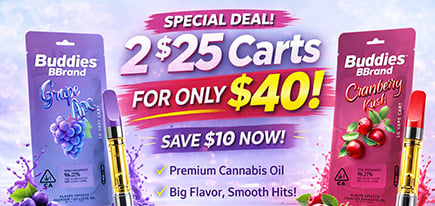 $25 Carts: 2 for $40 special