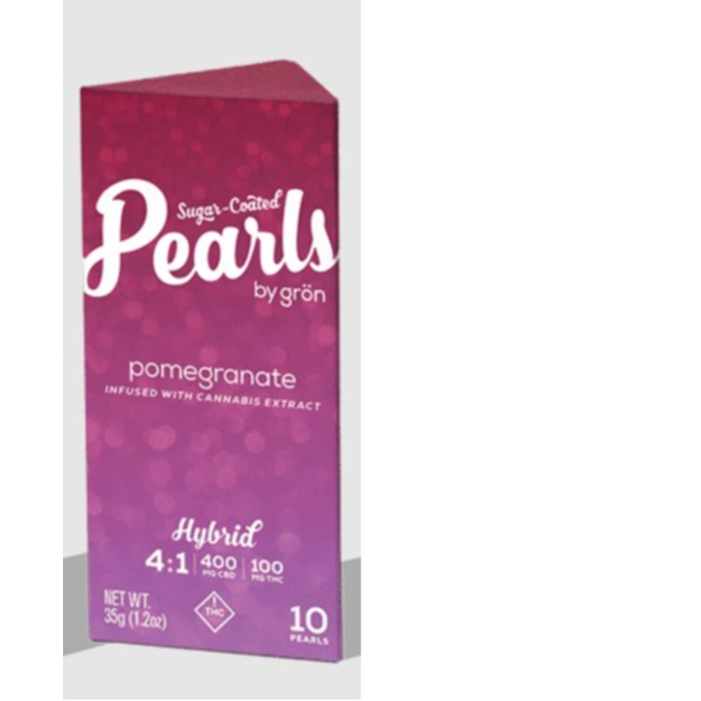 4:1 Pomegranate Pearls - Hybrid (400mg CBD /100mg THC)