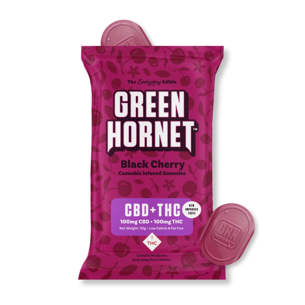 1:1 Black Cherry [10pk] (100mg CBD/100mg THC)