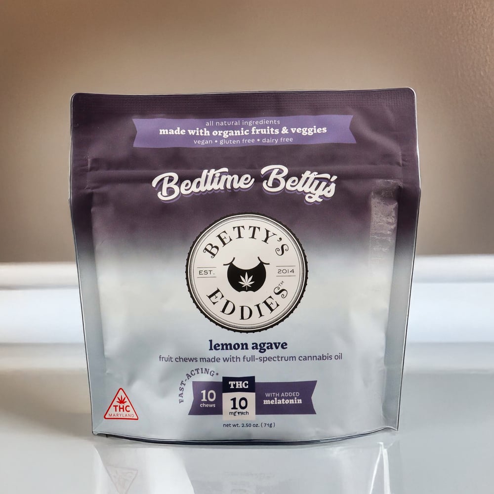 Bedtime Betty’s Lemon Agave [10pk] (100mg THC) Sleep Fruit Chews