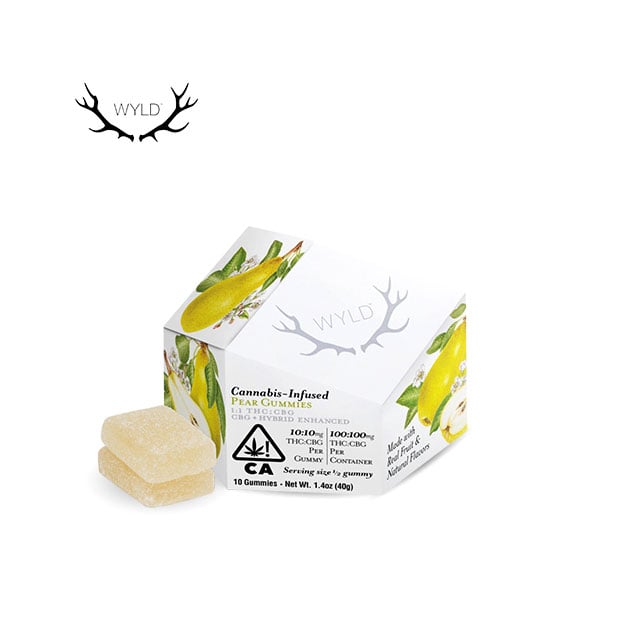 PEAR 1:1 CBG:THC 100MG 10 PACK GUMMIES