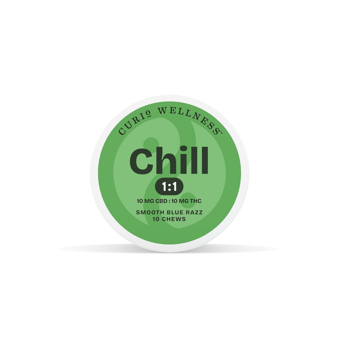1:1 Chill Smooth Blue Razz [10pk] (100mgCBD/100mgTHC)
