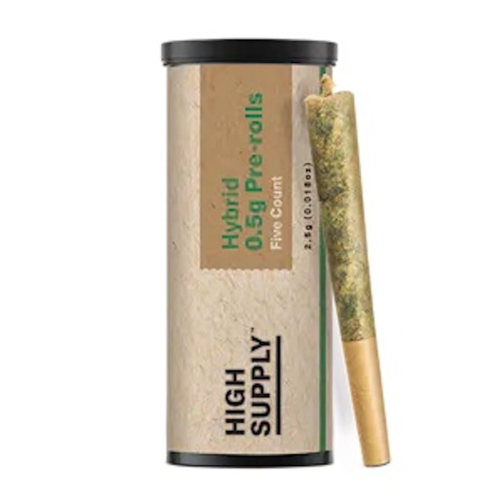 High Supply - Kush Cream Pre-Roll 0.5g 5pk (2.5g) High Supply - Kush Cream Pre-Roll 0.5g 5pk (2.5g)
