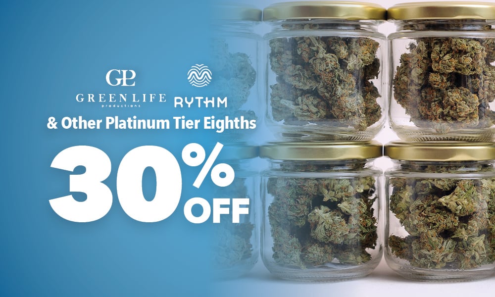 30% off Platinum Tier Eighths special photo