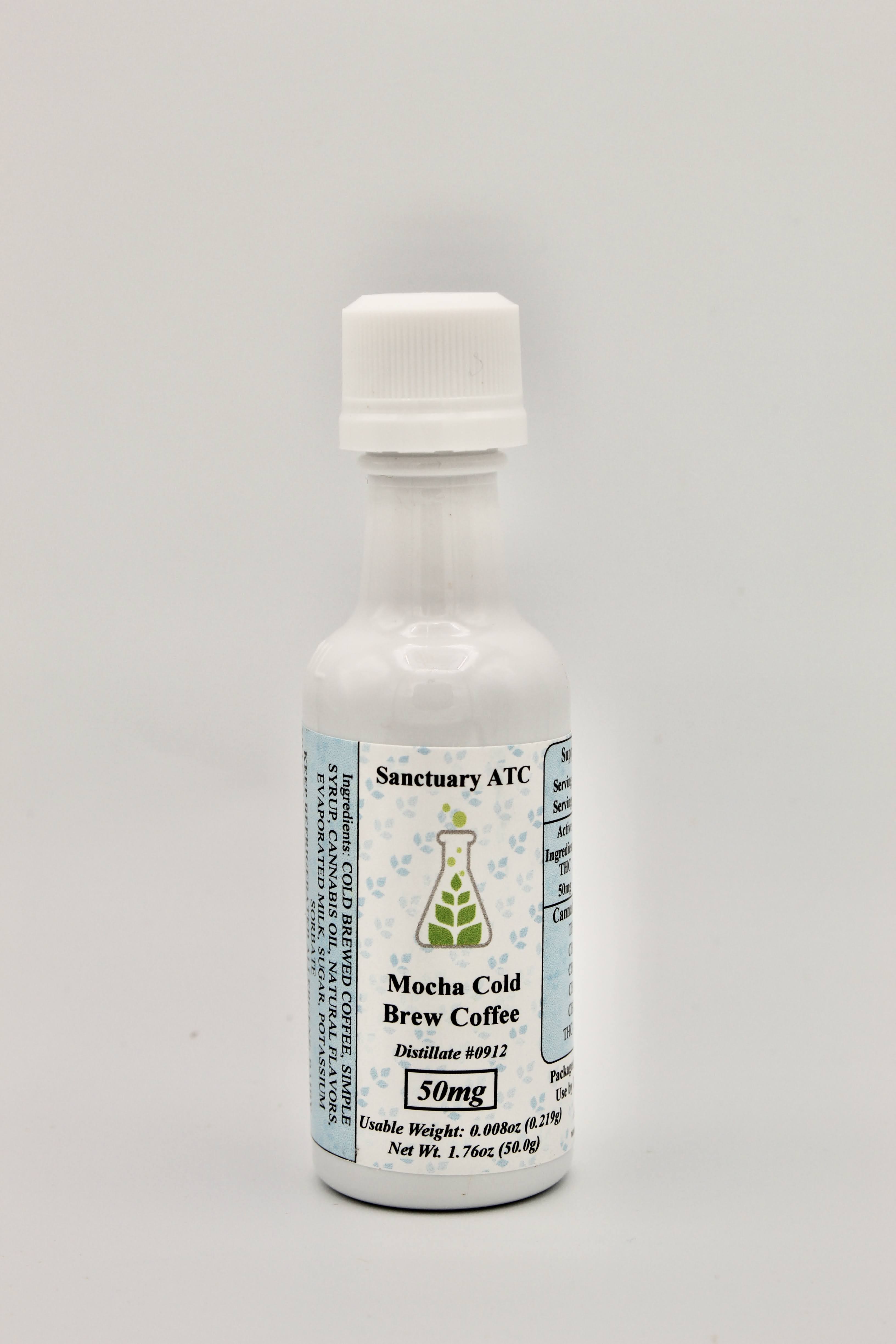 50mg Distillate #0912 Infused Beverage - Mocha Cold Brew