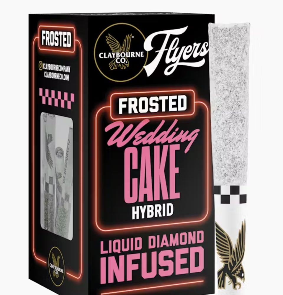 Wedding Cake (2.5g) - Diamond Frosted Flyers Pre-Rolls