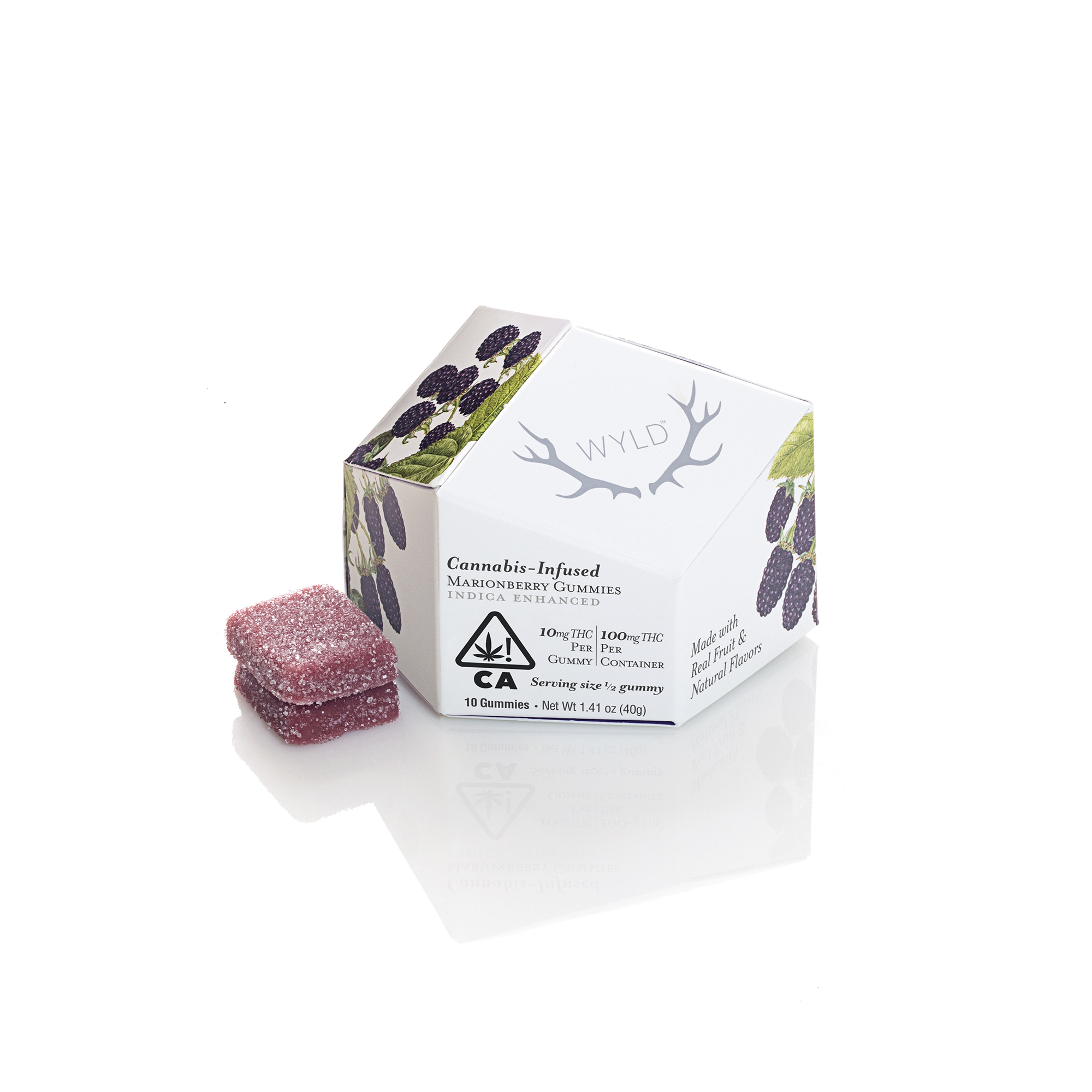 Marionberry Indica Enhanced Gummies | 100mg THC