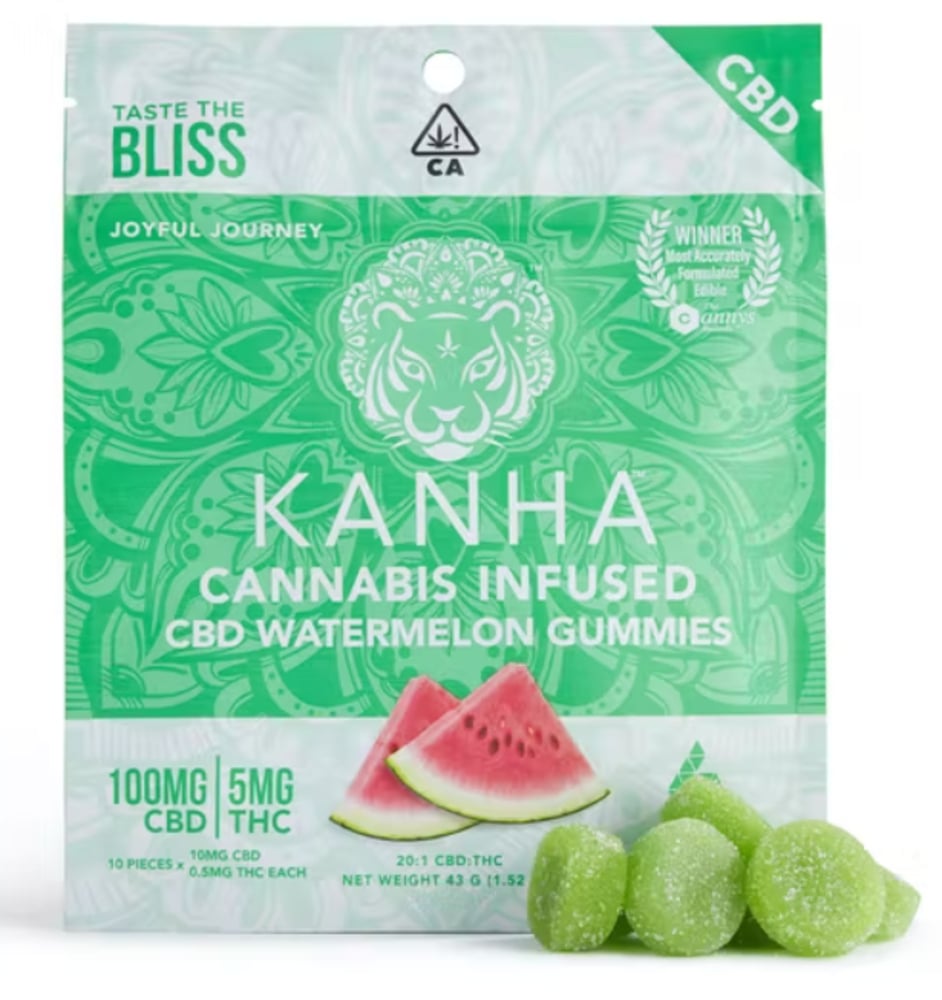 20:1 Watermelon [10pk] (200mg CBD/10mg THC)