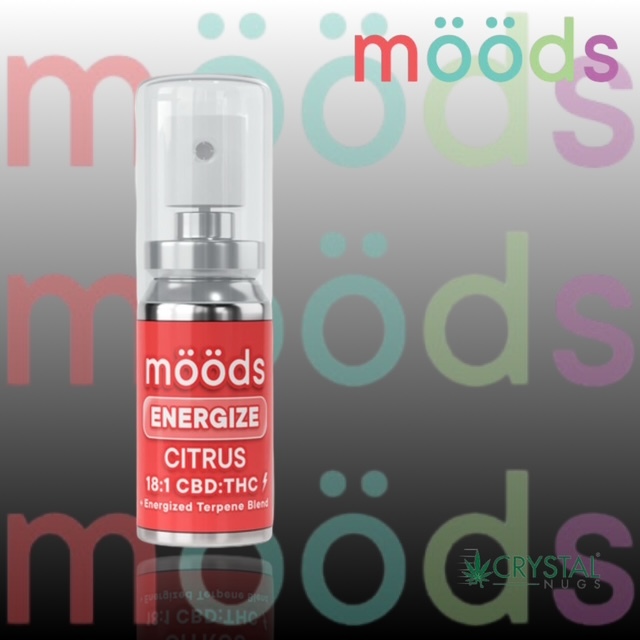 mӧӧds - Citrus Energize Oral Spray 18:1 CBD - THC (500mg) Hybrid