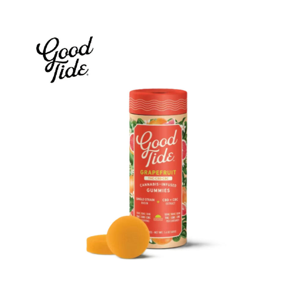 GRAPEFRUIT 1:1:1 THC:CBD:CBC 100MG 10 PACK ROSIN INFUSED GUMMIES
