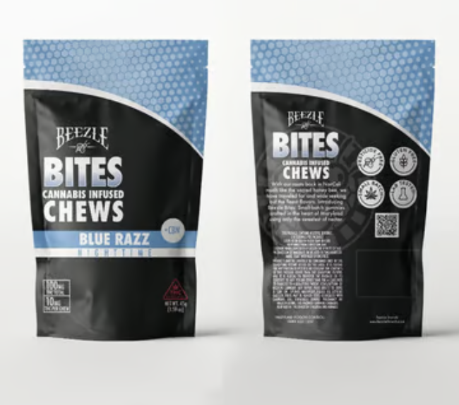 1:1 Blue Razz [10pk] (100mg THC/100mg CBN)