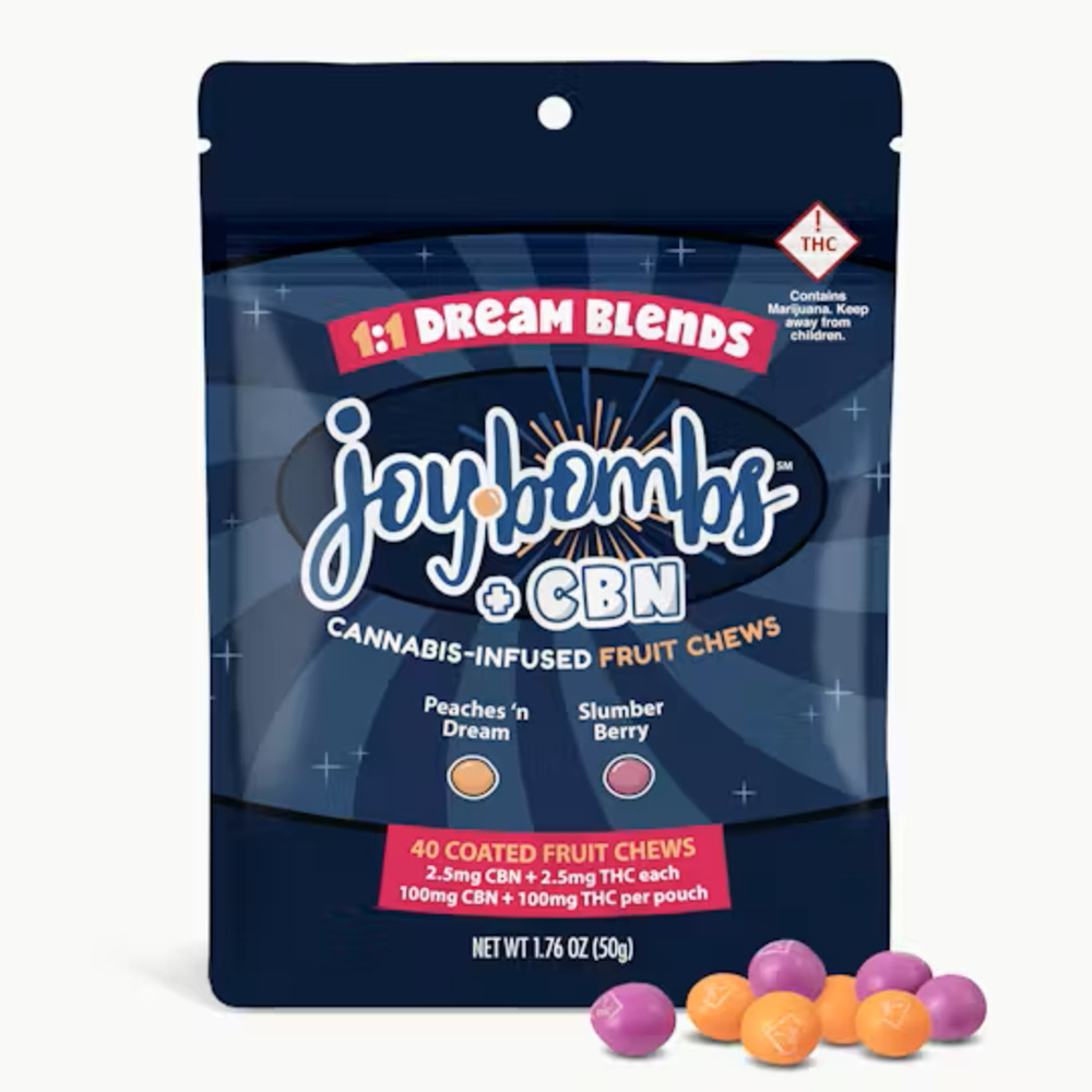 Joy Bombs + CBN 1:1 Dream Blends - 100mg THC (40pk / 2.5mg THC & 2.5mg CBN ea)