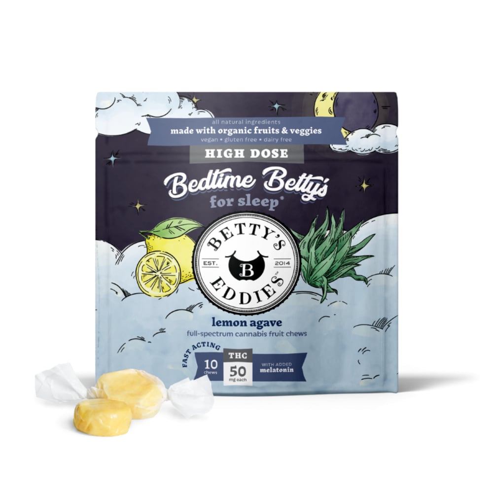 Betty's Eddies - Lemon Agave "Bedtime" Chews (500mg)
