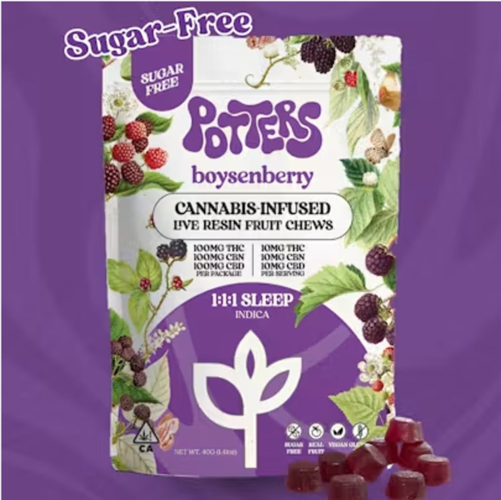 1:1:1 Boysenberry [10pk] (100mg THC/100mg CBD/100mg CBN)