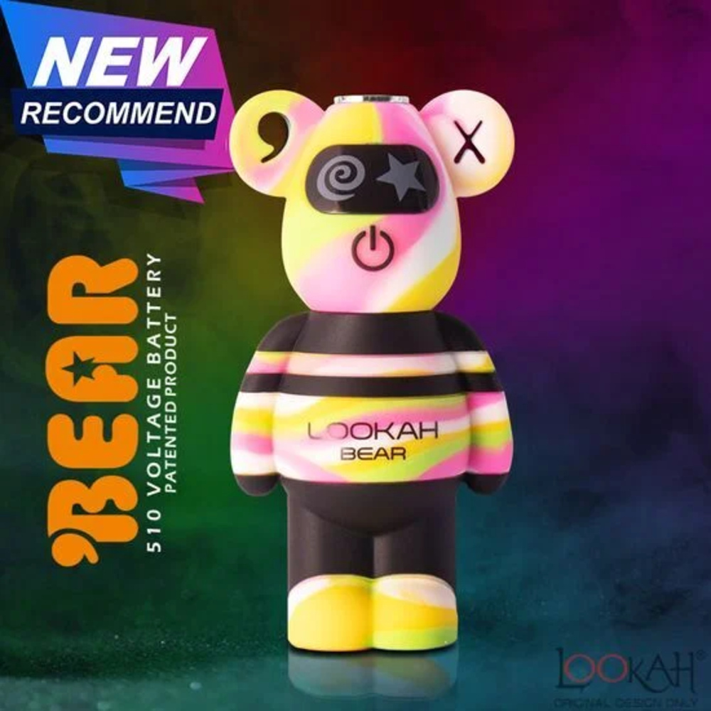 Bear Battery - Pink TieDye