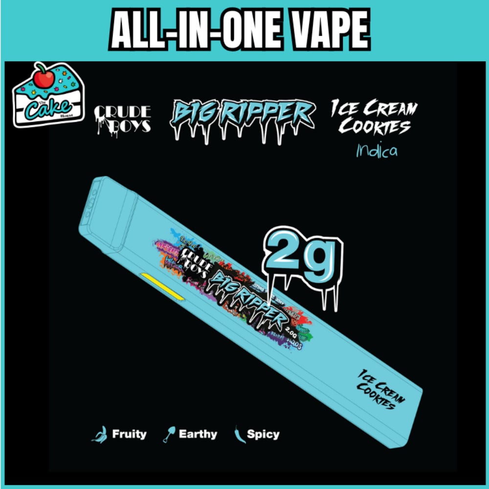 【ICE CREAM COOKIES】H4CBH18% DISPOSABLE Shop Ice Cream Cookies [2000mg] | The Cake House - Battle Creek