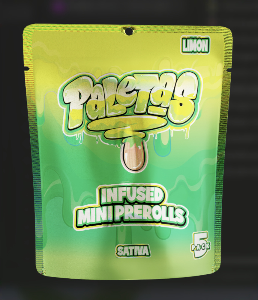 Paleta Infused Pre-Rolls Limon (S) 4g 5pk