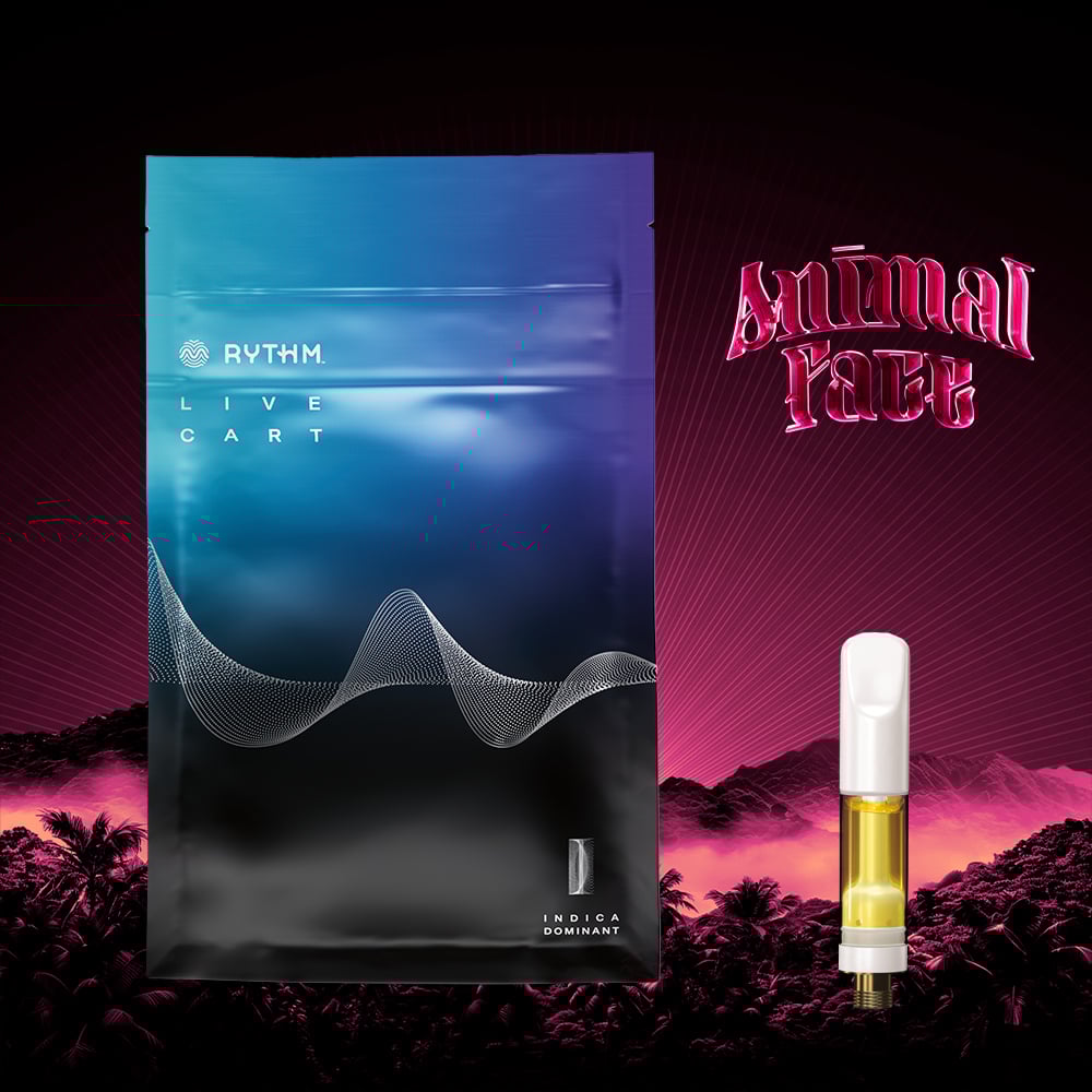 Rythm  Animal Face Live Resin Cartridge