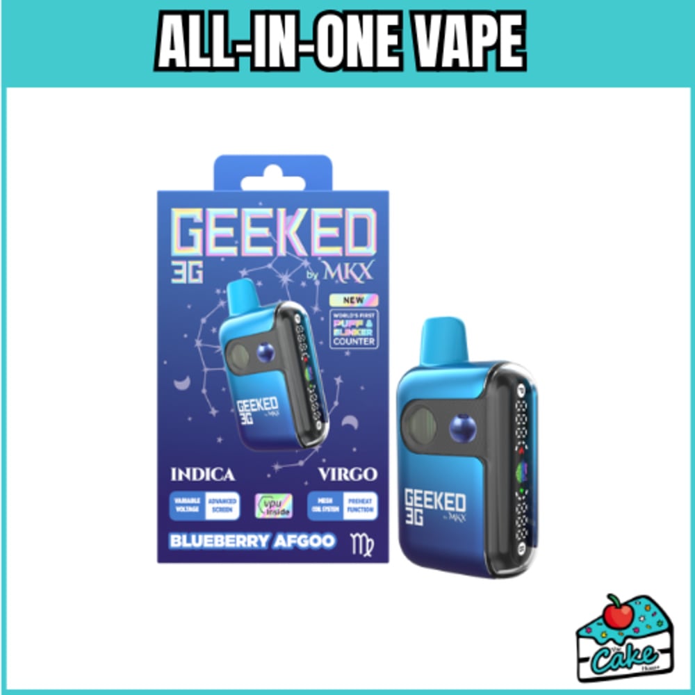 Geeked 3G Disposable by MKX | Blueberry Afgoo Geeked 3G Disposable by MKX | Blueberry Afgoo