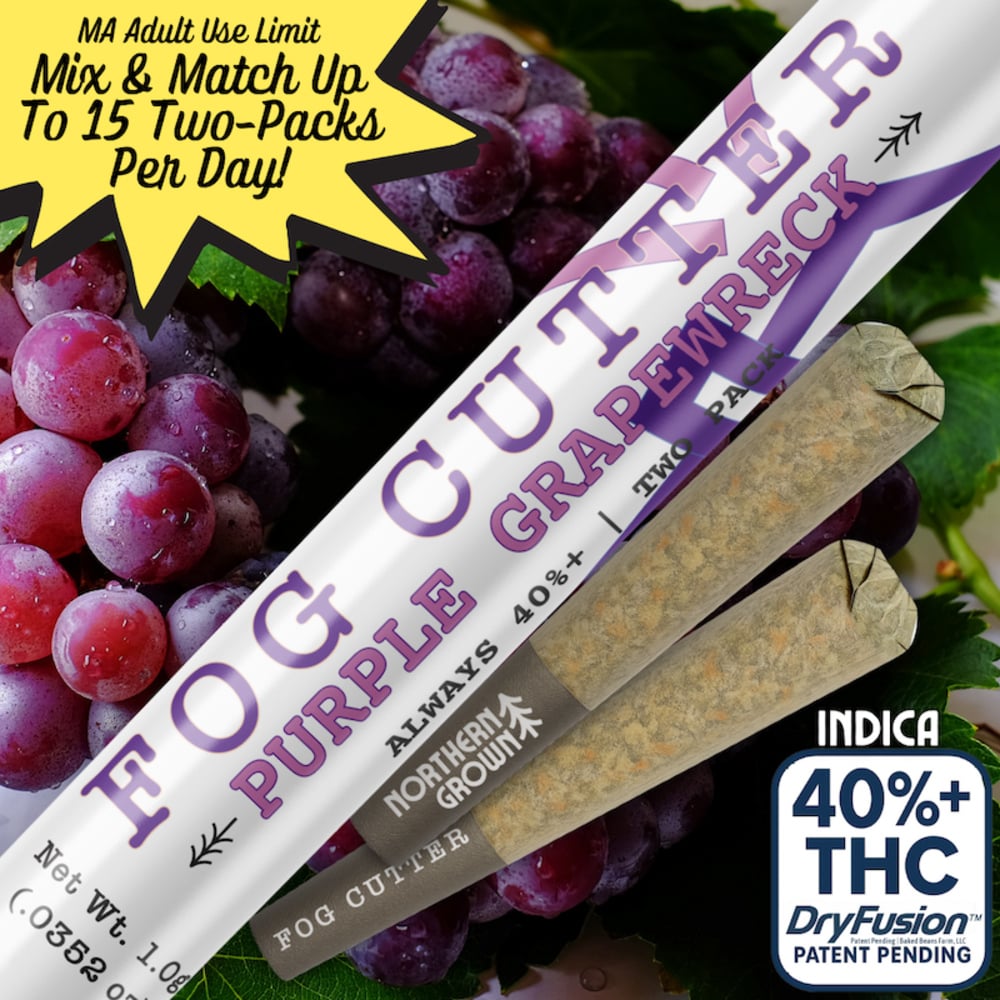 Fog Cutter - Purple Grapewreck Infused Hydro Pre-Roll 0.5g 2pk (1g) Fog Cutter - Purple Grapewreck Infused Hydro Pre-Roll 0.5g 2pk (1g)