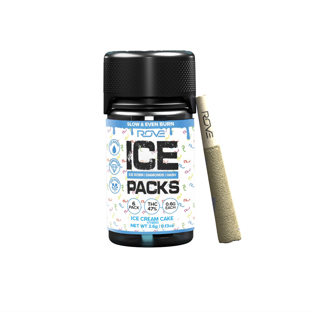 Ice Cream Cake - Infused Ice Packs (Rosin, Hash, and Diamonds) [6x 0.6g]