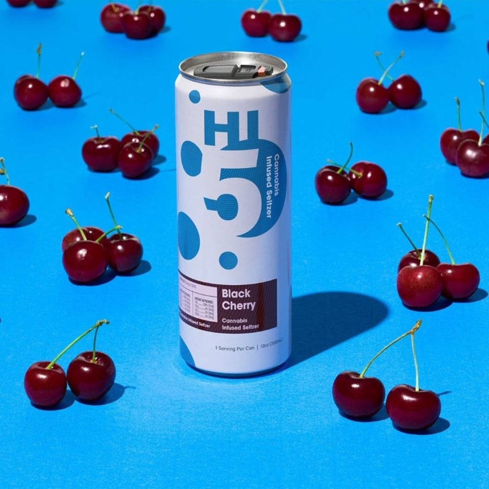 Hi5 - Black Cherry Seltzer (20mg 4pk) Hi5 - Black Cherry Seltzer (20mg 4pk)