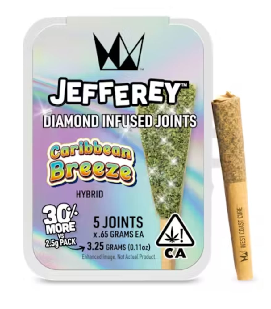 Caribbean Breeze - Jefferey Infused Joint .65g 5 Pack