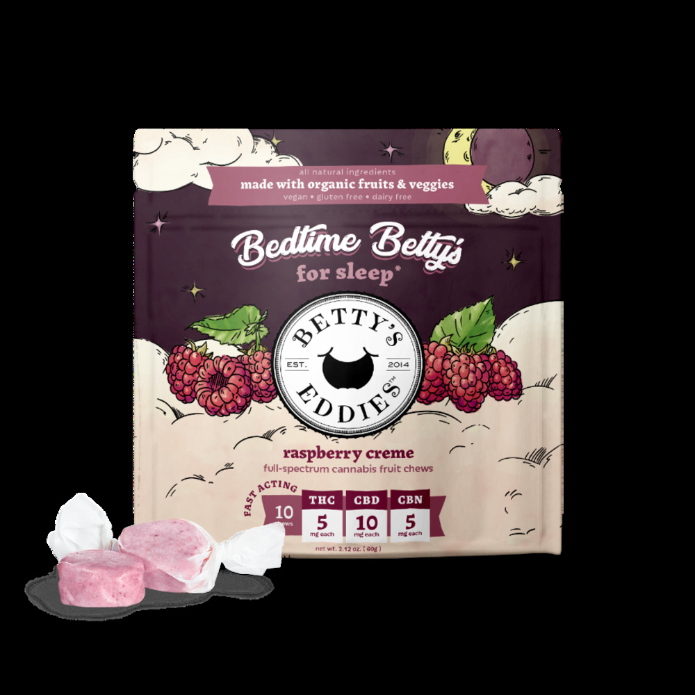 Bedtime Betty's Raspberry Creme w/ CBN - 10pk