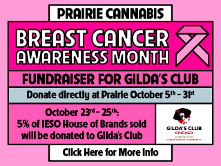 Prairie Cannabis Naperville Marketing Banner