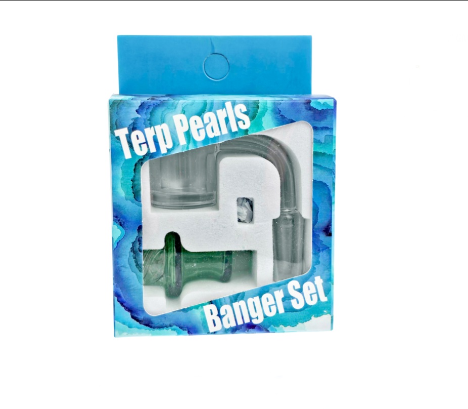 14mm Terp Pearls Banger Set 90 Degree
